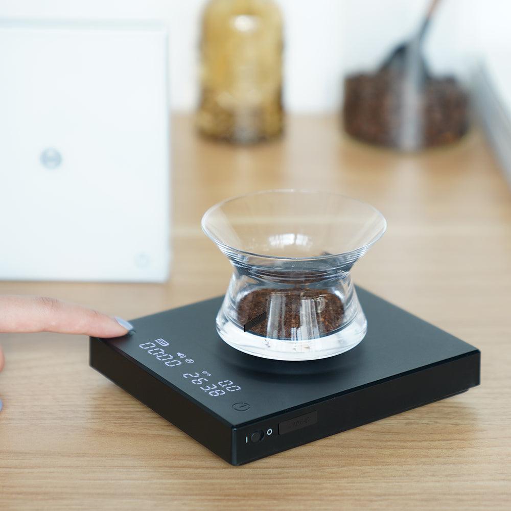Báscula de café espresso electrónica TIMEMORE Basic 2.0 con temporizador