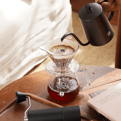 TIMEMORE Kaffeefilter Crystal Eye Dripper V02 (Gratis 10 Stück Filterpapier)
